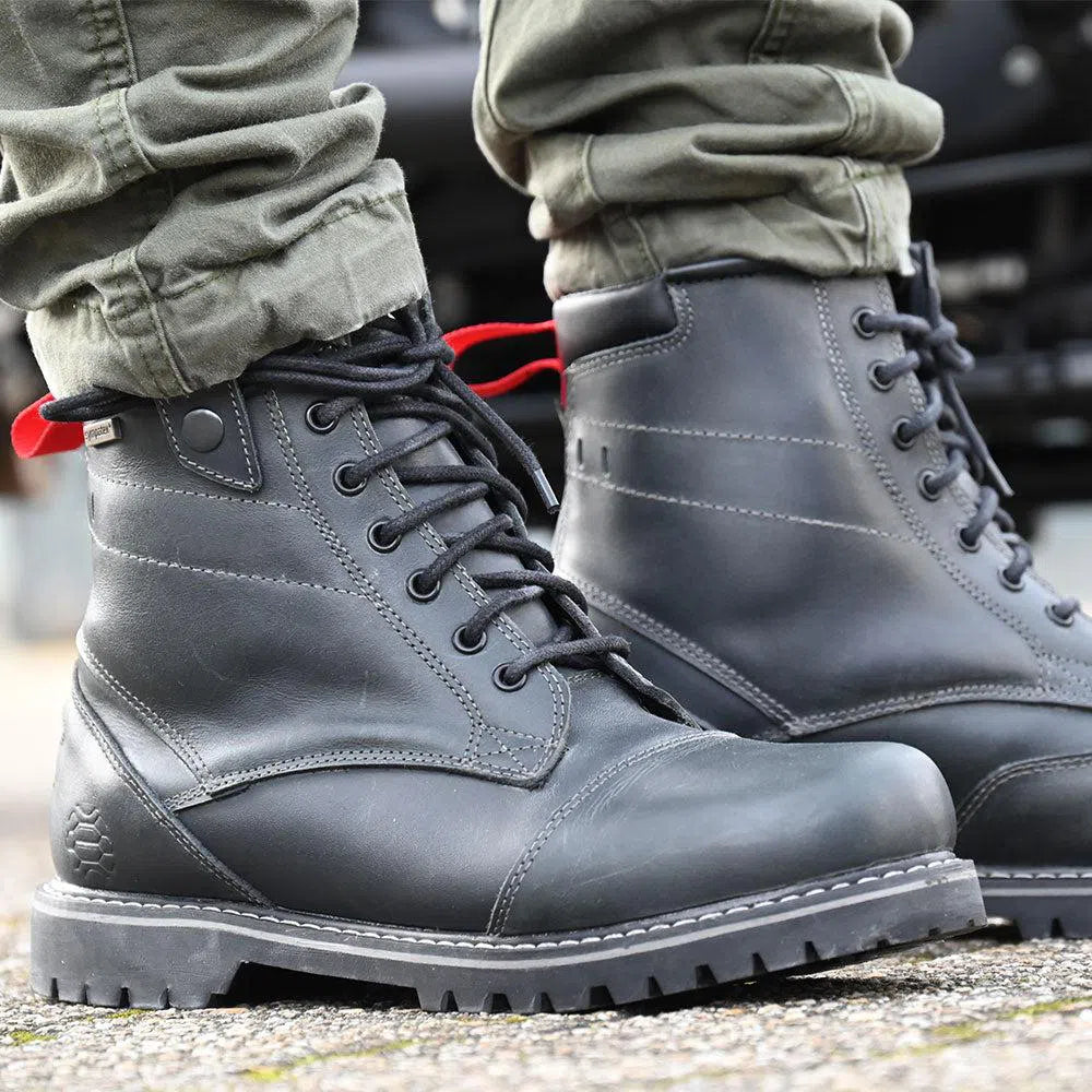 Stivali moto Agent Grey Stivali da uomo – Mycl Turell