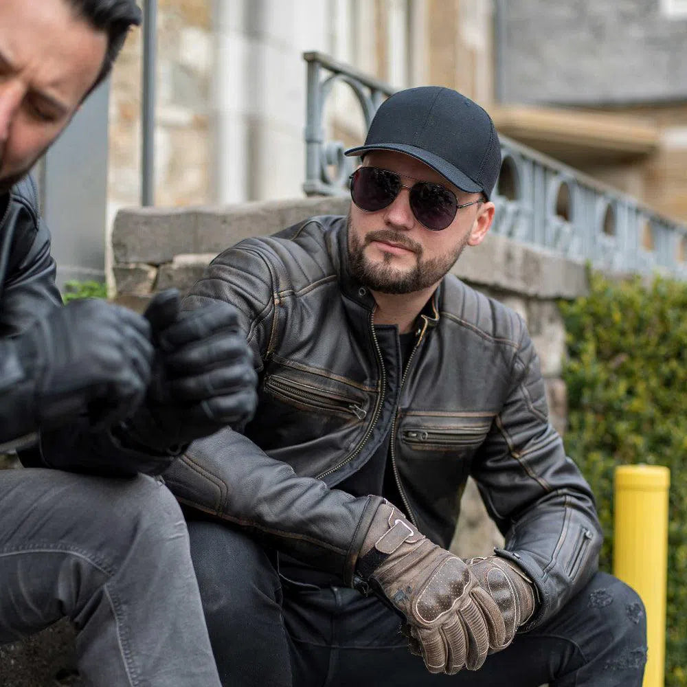 Motorcycle leather jacket Browning – Mycl Turell
