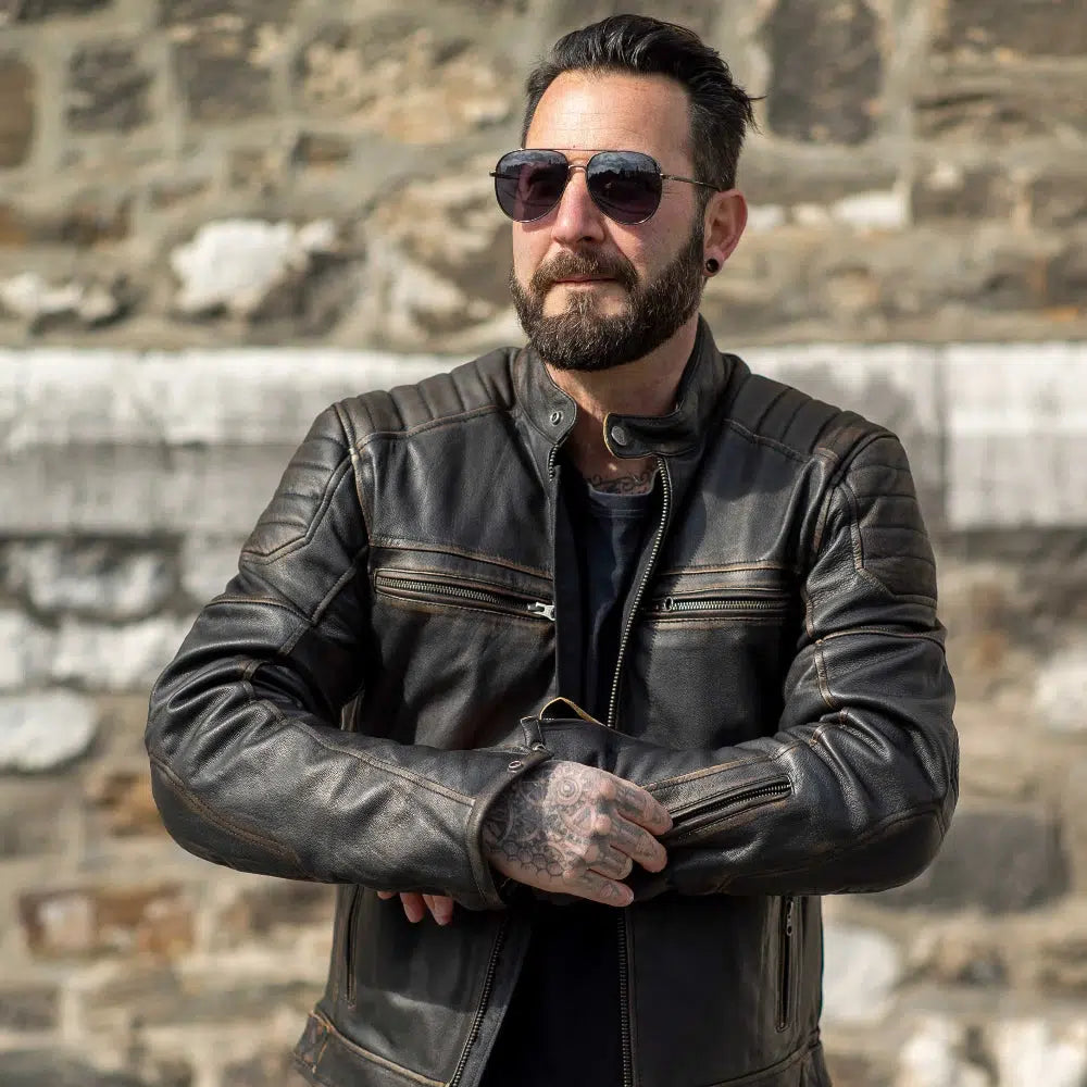 Motorcycle leather jackets for men – Mycl Turell Motorcycle leather jackets for men – Mycl Turell