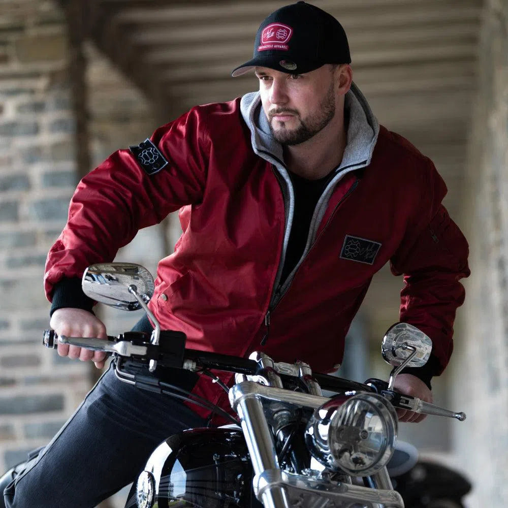 Motorcycle bomber jacket 2nd Bloody Mary – Mycl Turell