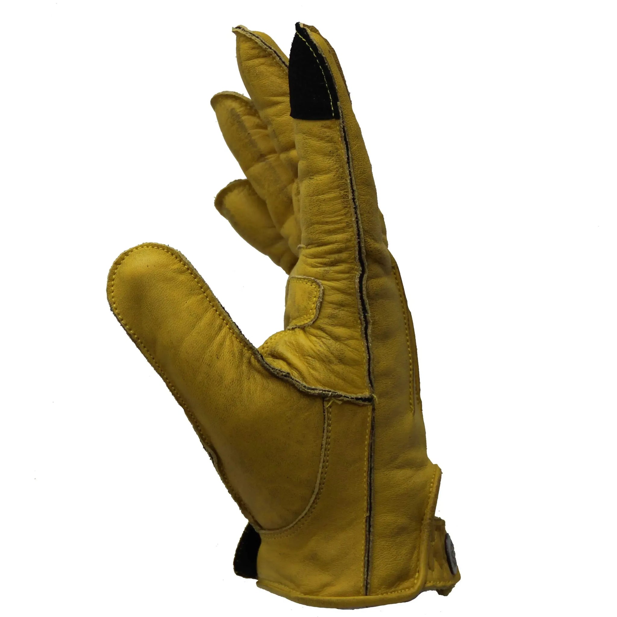 Himalayan H310-10 Fahrerhandschuhe – Gelbes Narbenleder, Größe 10 (XL) | Mit Fleece-Futter & EN388-Zertifizierung | Ideal Für Winter & Arbeit