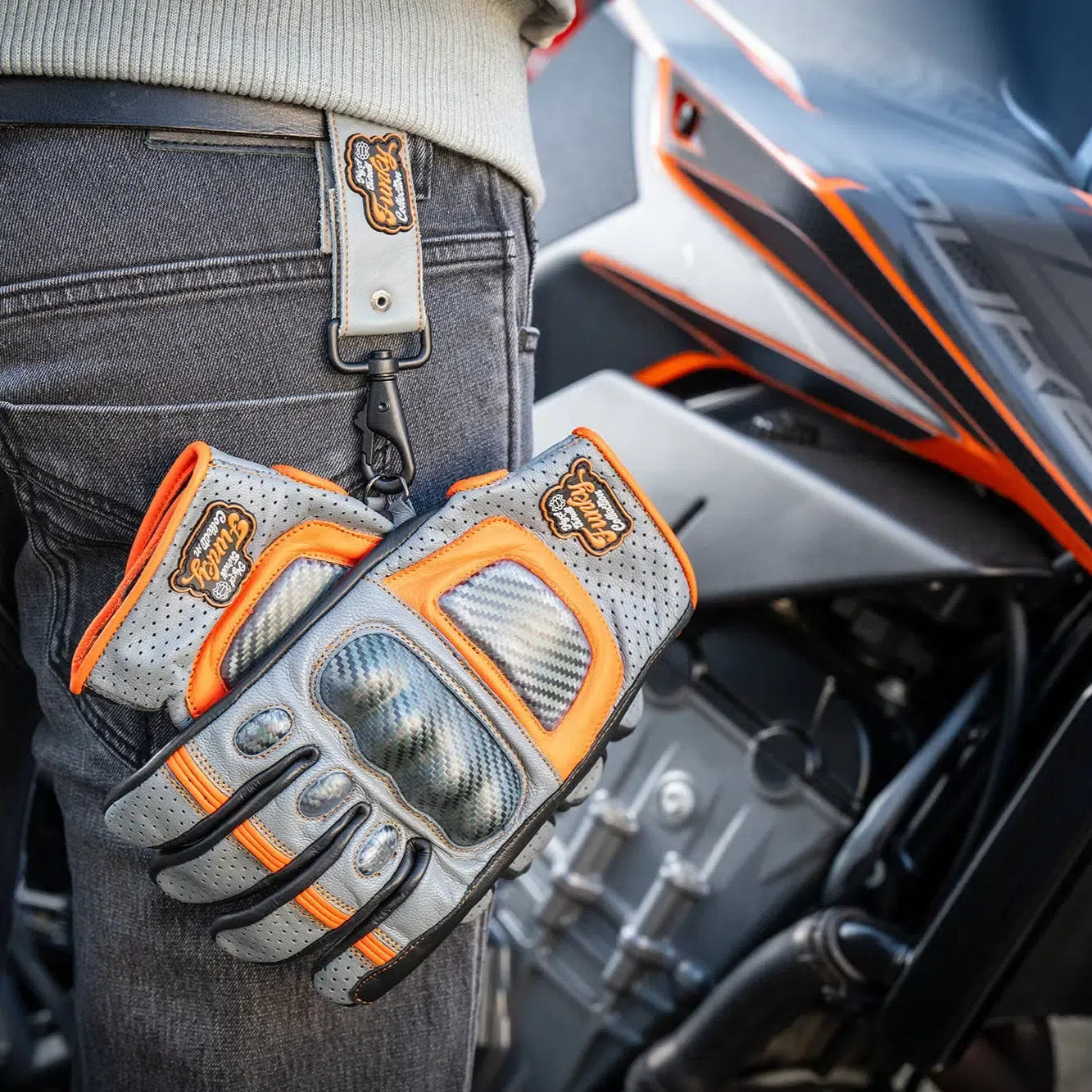 motorrad handschuhe orange Motorradhandschuhe Orange Club – Mycl Turell