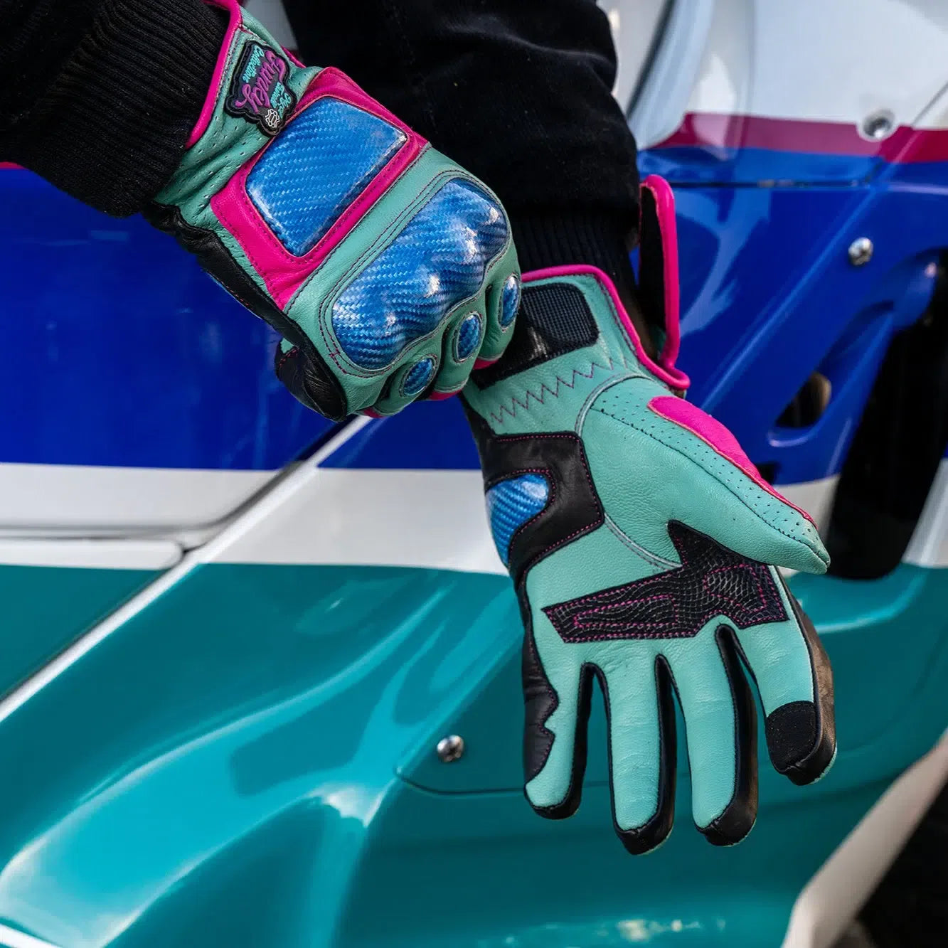 teisumi handschuhe Motorradhandschuhe Miami Vibes – Mycl Turell