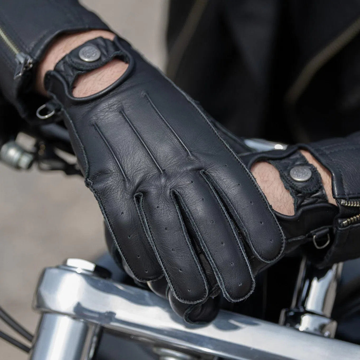 Motorradhandschuh Easy Rider black