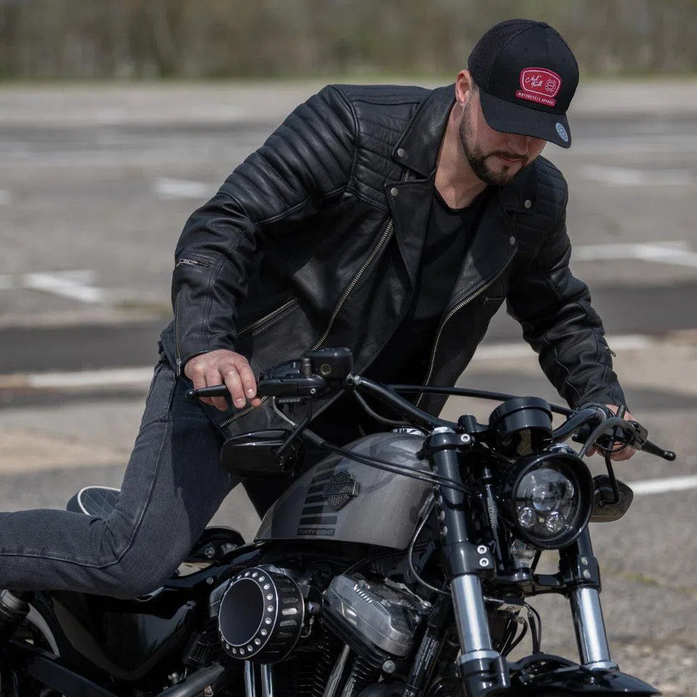 Motorradhose Herren FAST WAY Sport Men 191 Motorrad Lederjacke